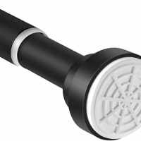 Bara telescopica pentru perdea 105-170 cm, L, negru, SCL01-BLACK-L